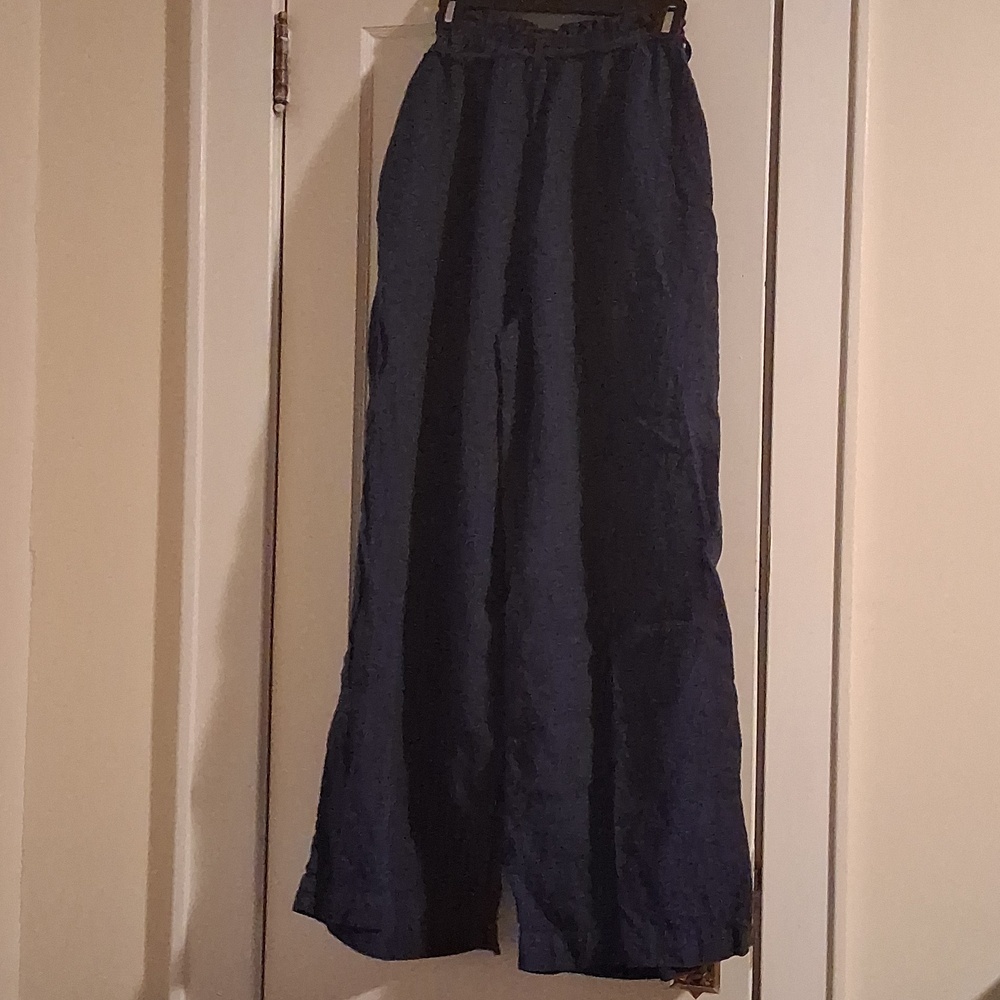 Cloth and stone Navy Wide-Leg Pants - Picture 4 of 6